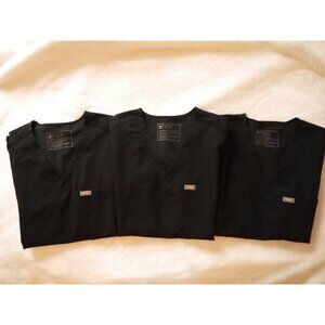 Figs Catarina Scrub Top, Small, Black~ Free Shipping~ Never Worn